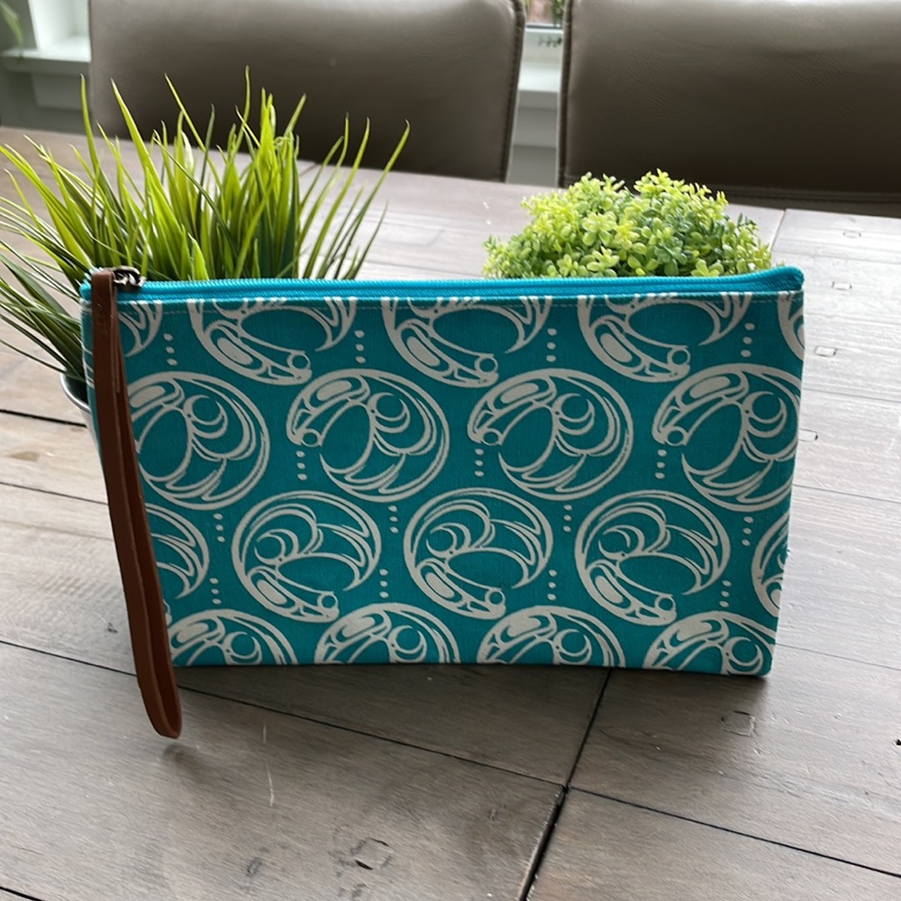 The Raven Zippered Pouch - Indigenous designed